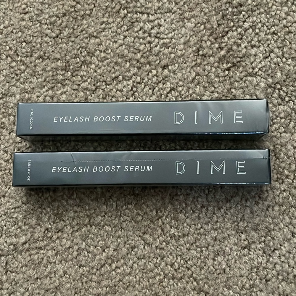 New in packaging- two Dime eyelash boost serum